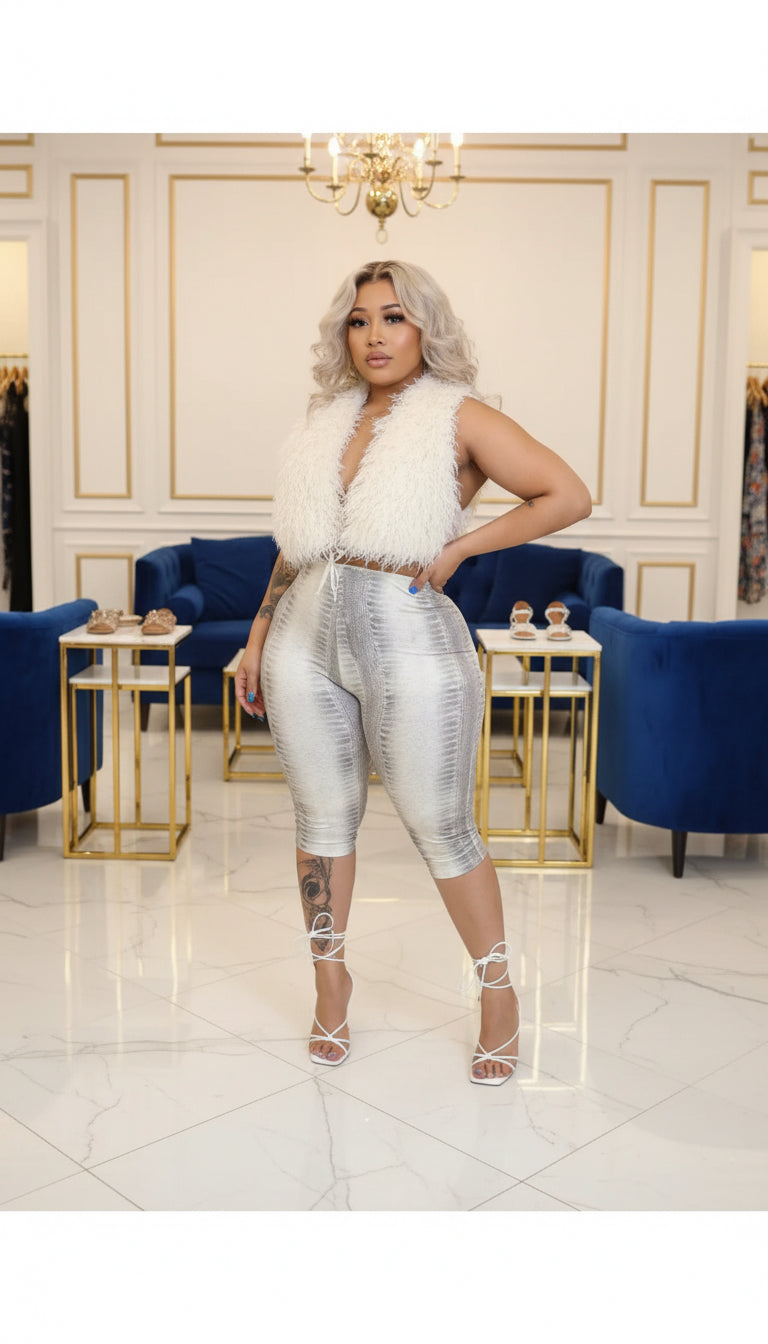 Aspen · Faux Fur & Metallic Set