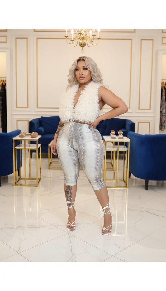Aspen · Faux Fur & Metallic Set