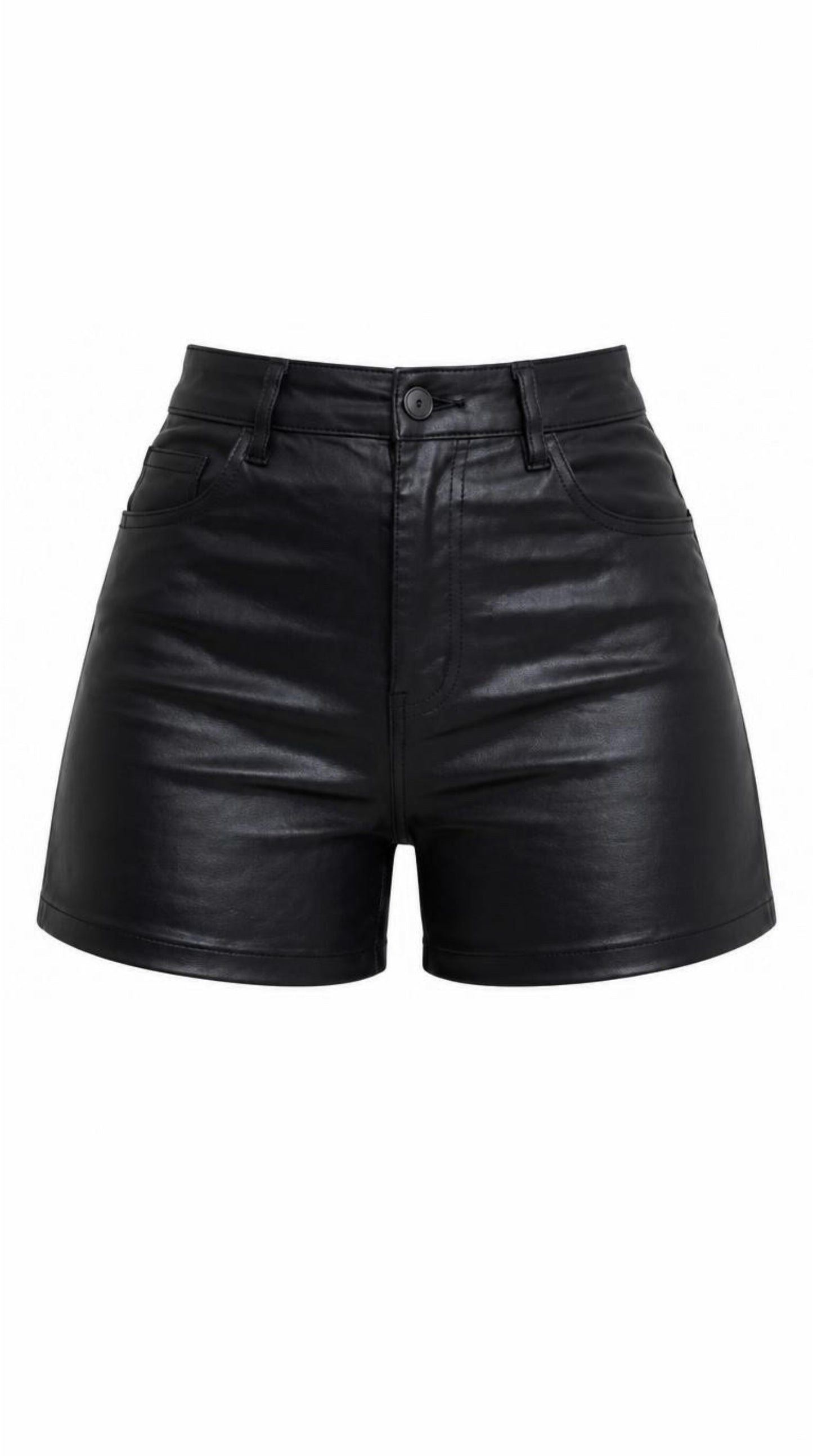 Foundation · Faux Leather Booty Short