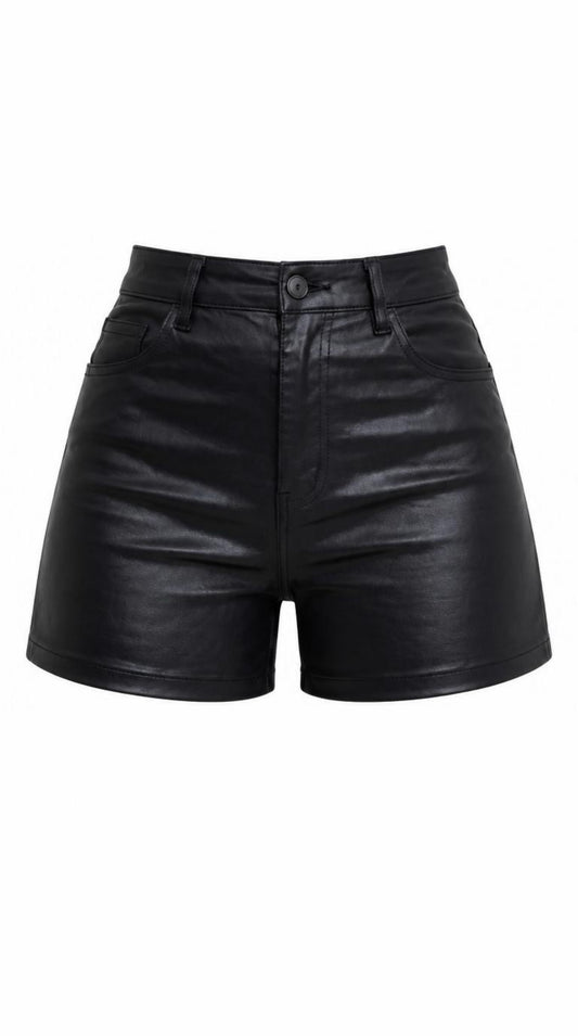 Foundation · Faux Leather Booty Short