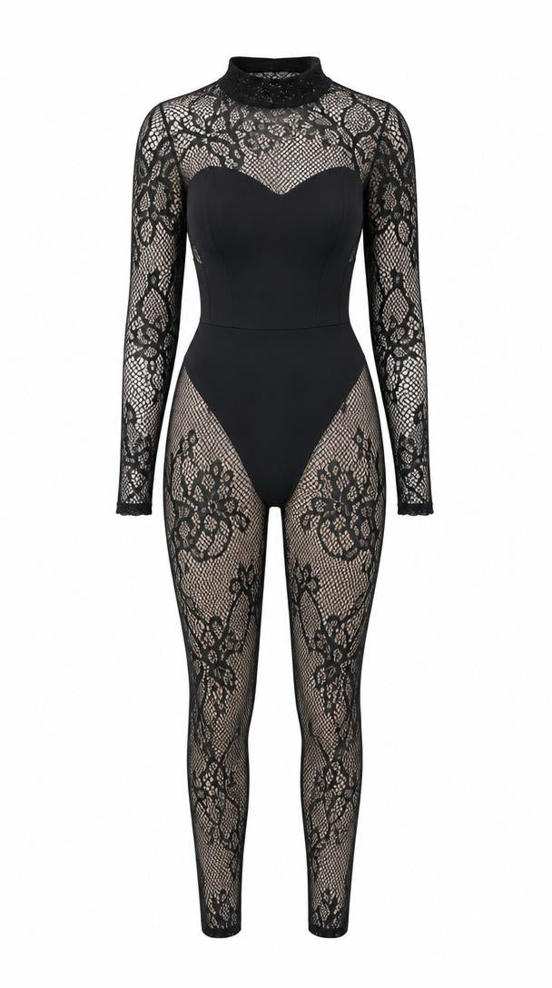 Reverence · Lace Jumpsuit