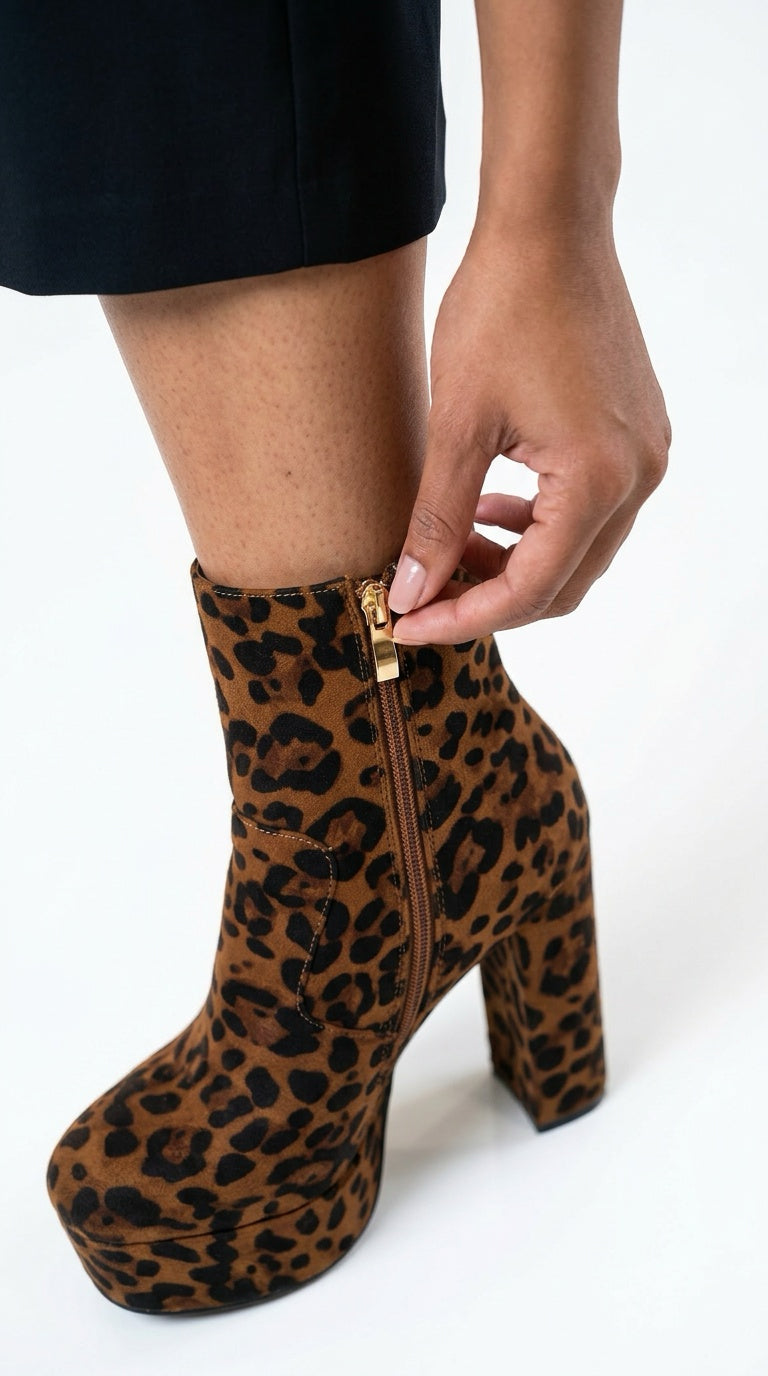 Prowl · Leopard Ankle Boot