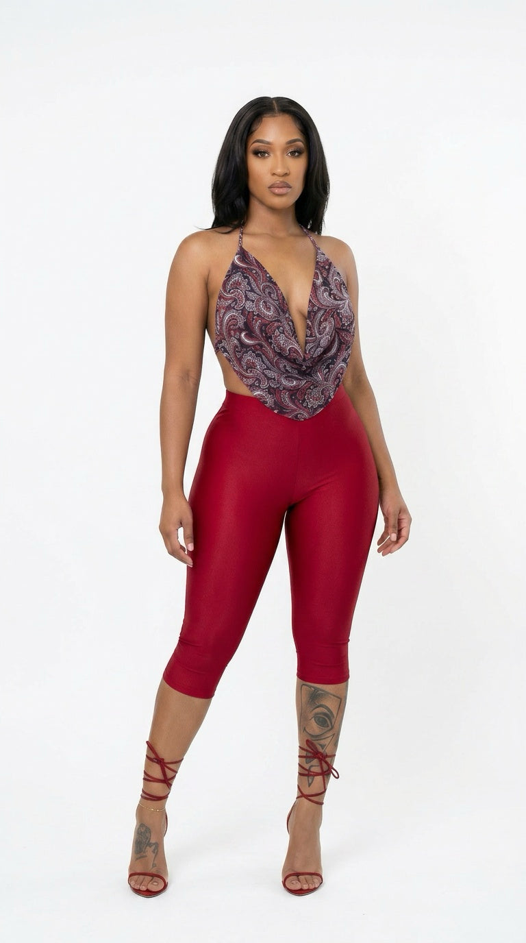 Cabernet · Mesh Plunge Set