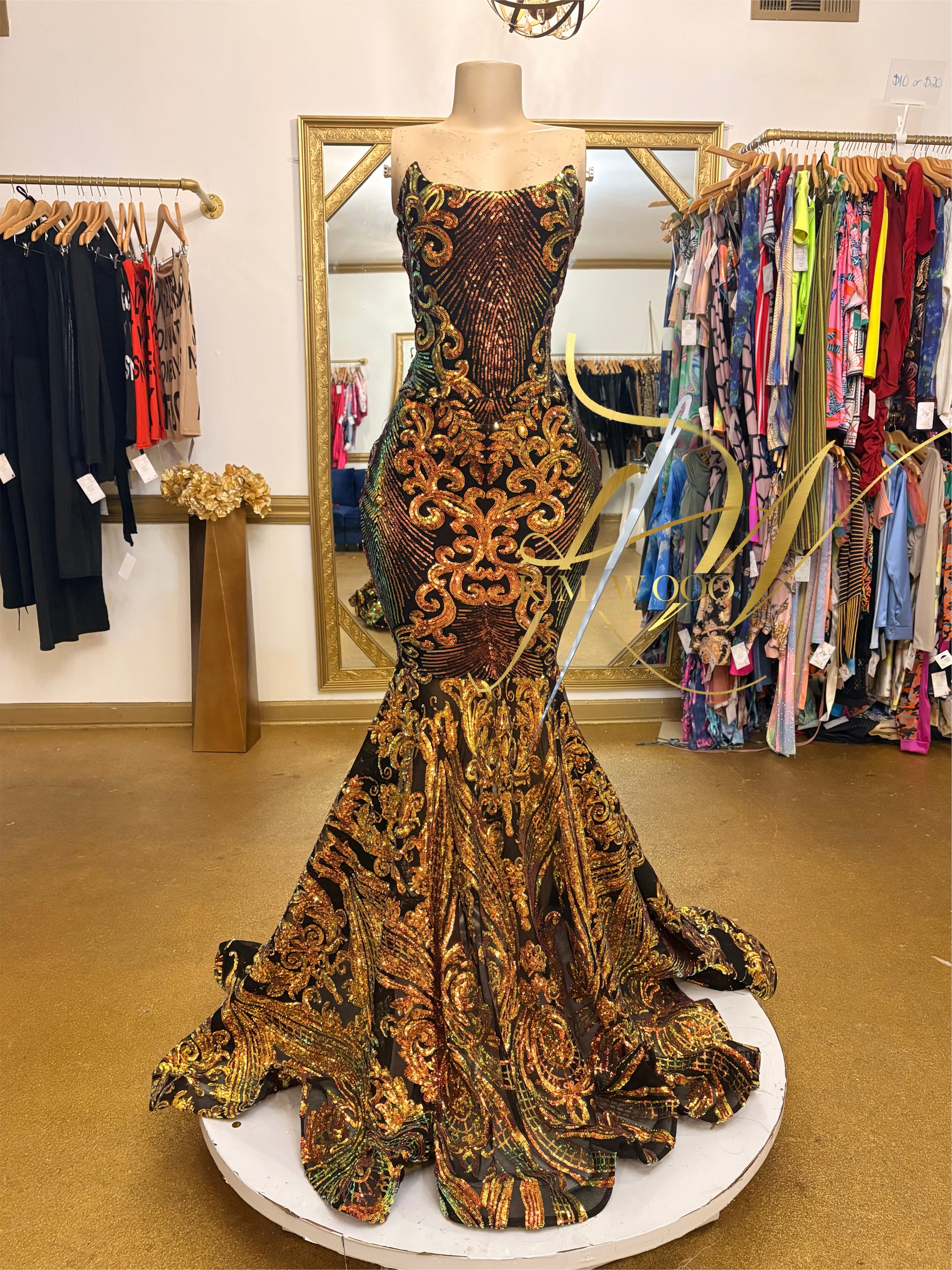 formal dress stores in huntsville al Cosima Gown - LUXE SATIN A-LINE CORSET DRESS